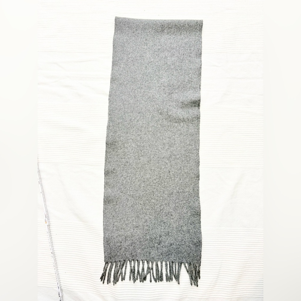 Ralph Lauren Gray Wool Scarf - Picture 5 of 8